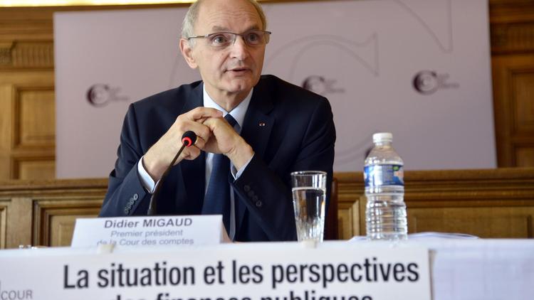 Le président de la Cour des comptes Didier Migaud à Paris, le 27 juin 2013  [Bertrand Guay / AFP]