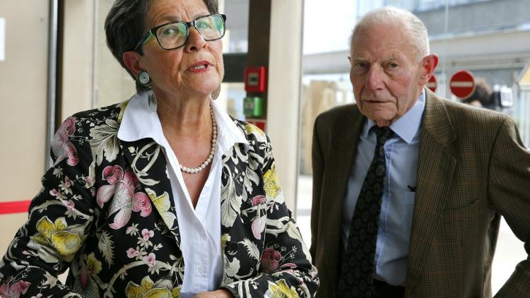 Viviane et Pierre Lambert, les parents de Vincent Lambert, à cour d'appel de Reims le 9 juin 2016 [François NASCIMBENI / AFP/Archives]