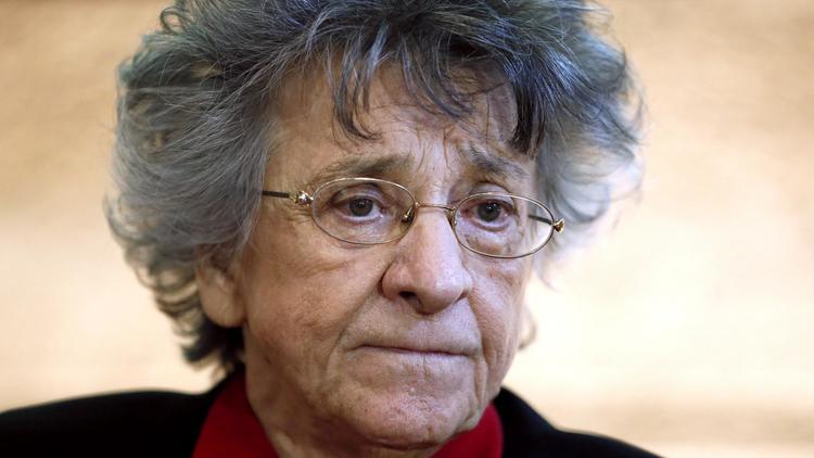 Antoinette Fouque, cofondatrice du Mouvement de libération des femmes (MLF), le 22 novembre 2013 à Paris [Patrick Kovarik / AFP/Archives]