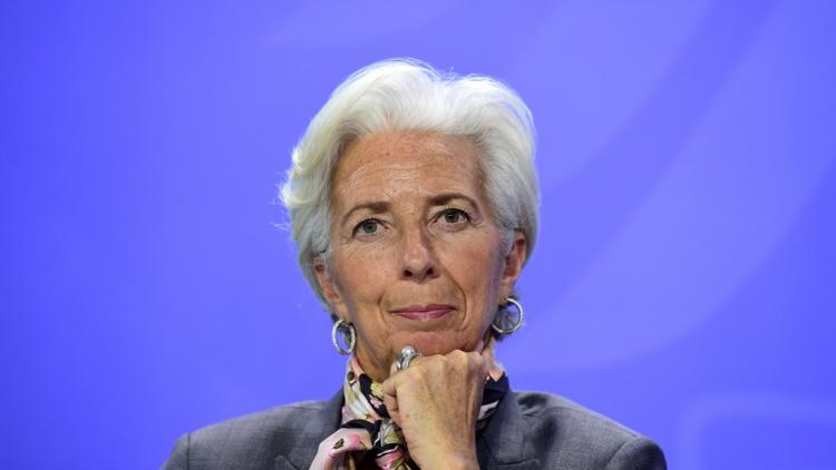La patronne du Fonds monétaire international (FMI) Christine Lagarde, le 5 avril 2016 à Berlin [John MACDOUGALL / AFP]