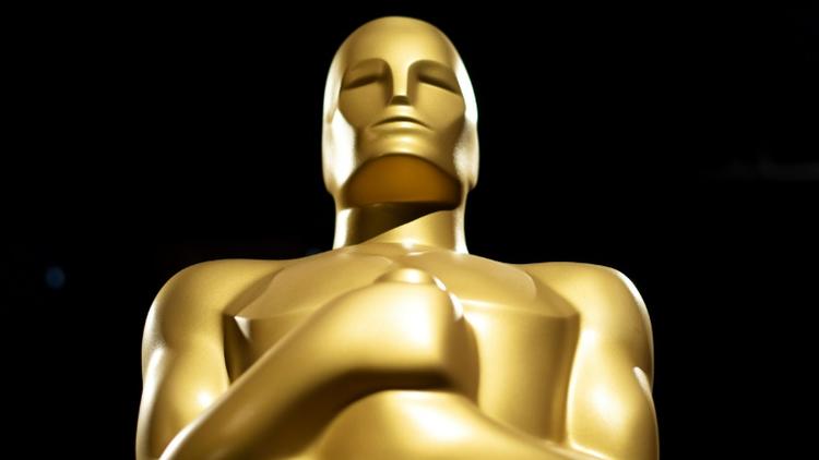 La statue des Oscars, dont la 91e édition se déroule dimanche sans maître de cérémonie pour la première fois depuis trente ans [VALERIE MACON / AFP/Archives]