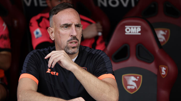 Franck Ribéry est actuellement membre du staff de la Salernitana.