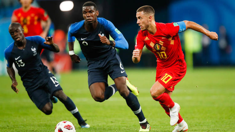 N’Golo Kanté, Paul Pogba et les Bleus ne recroiseront pas la route d’Eden Hazard et de la Belgique en mars.