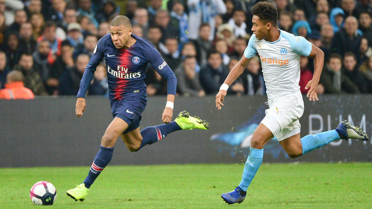 Kylian Mbappé avait offert la victoire au PSG au match aller à Marseille.