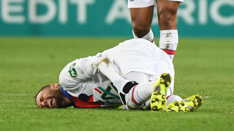 Neymar a accumulé une quinzaine de blessures depuis son arrivée au PSG.