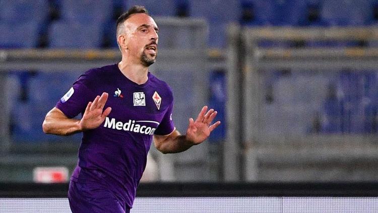 Franck Ribéry a inscrit son troisième but de la saison avec la Fiorentina.