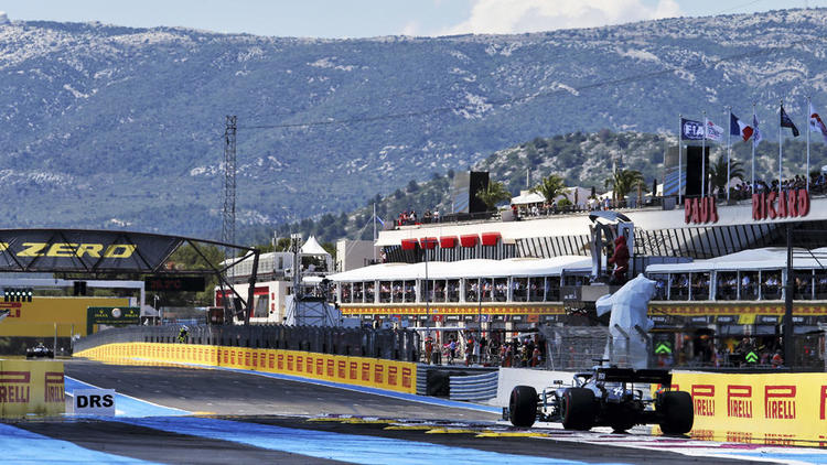 Le Grand Prix de France se tenait sur le circuit Paul-Ricard.