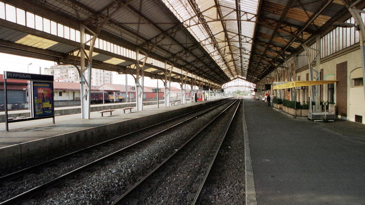 La gare de Perpignan.