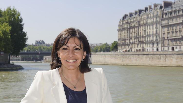 Anne Hidalgo, première adjointe au maire de Paris et candidate aux élections municipales de 2014.