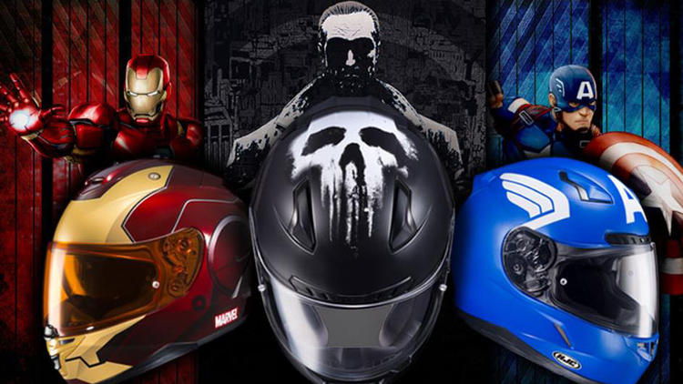 Moto : des casques pour jouer les super-héros