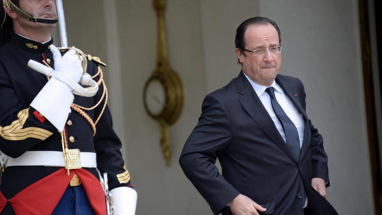 Le président François Hollande 