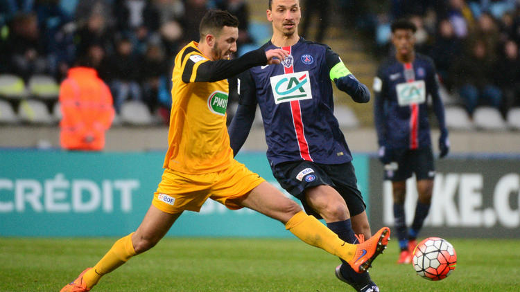 Grâce à un but de la tête de Zlatan Ibrahimovic, le PSG s'est qualifié pour les 32es de finale de la Coupe de France.