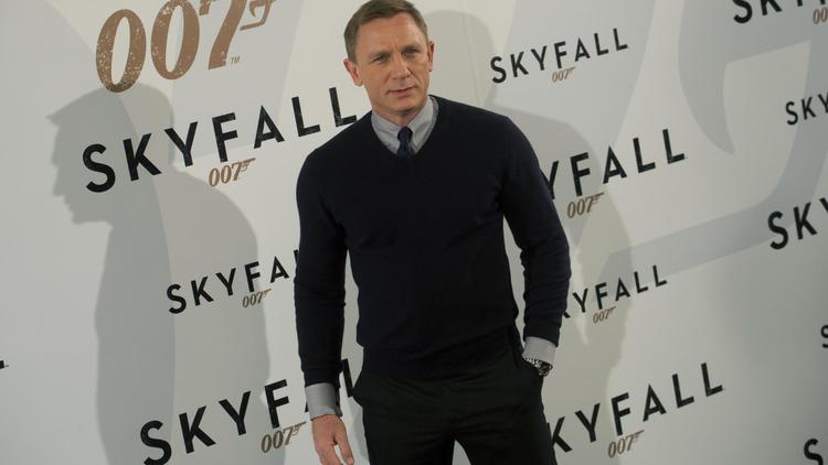 Daniel Craig, acteur qui incarne James Bond, le 29 octobre 2012 à Madrid [Pierre-Philippe Marcou / AFP/Archives]