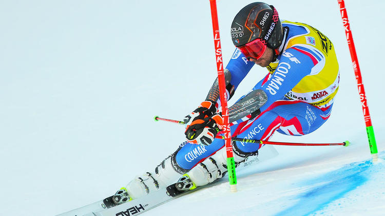 Mathieu Faivre est champion du monde en titre du slalom géant.