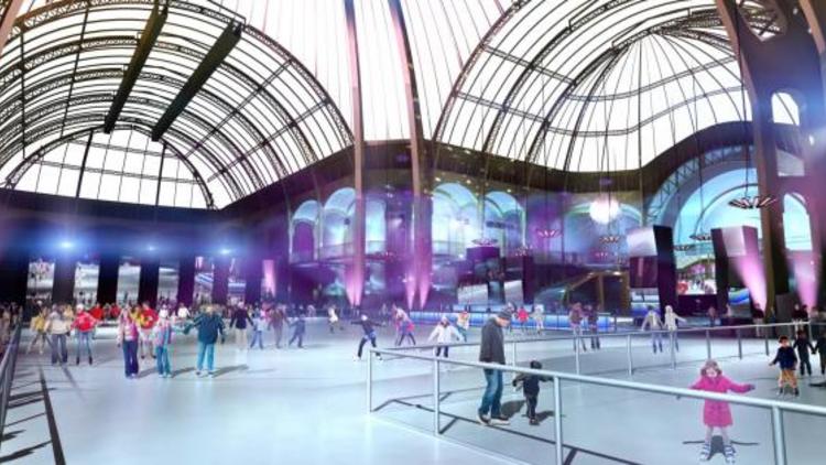 Le Grand Palais accueille une patinoire jusqu'au 6 janvier