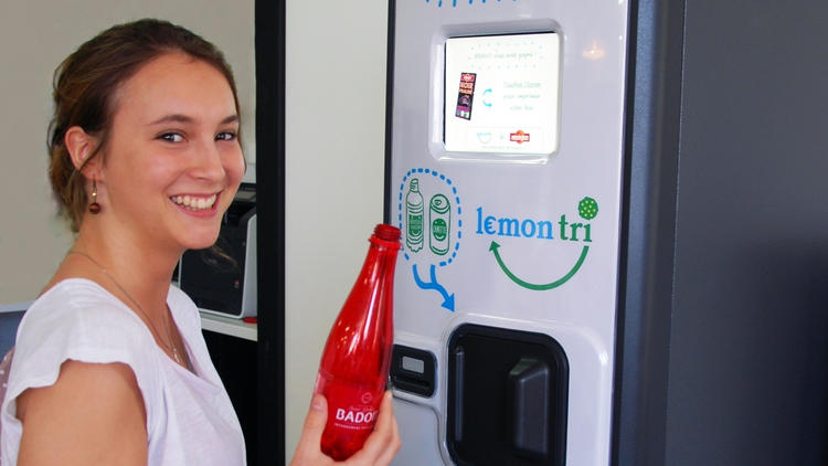 Lemon Tri vend des machines à recycler à des entreprises comme Ikea ou Auchan.