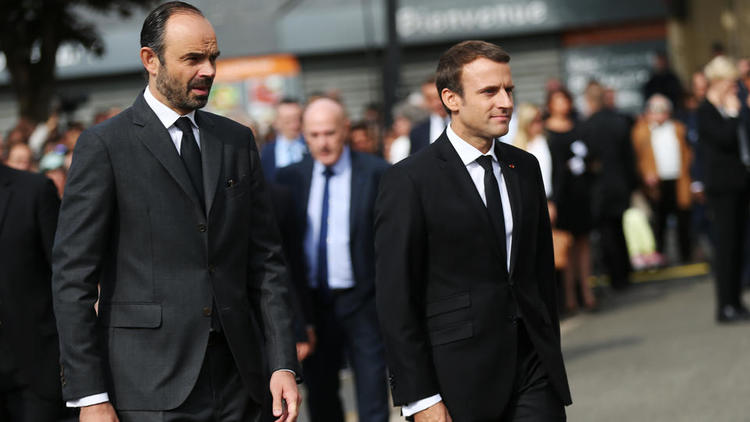 Les deux hommes forts du quinquennat, Emmanuel Macron et le Premier ministre Edouard Philippe, le 26 juin 2017. 
