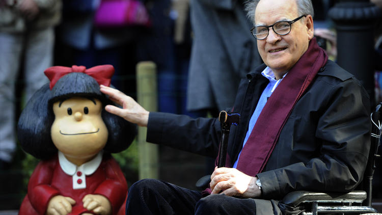 Le caricaturiste argentin Quino refuse la récupération de son personnage culte, Mafalda.