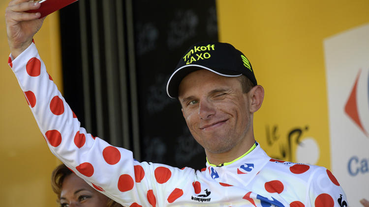 Le Polonais Rafal Majka a remporté le maillot à pois du Tour de France 2014.