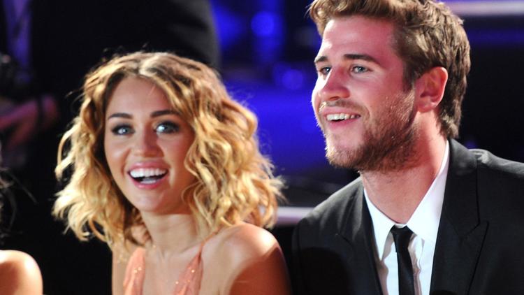 Miley Cyrus et Liam Hemsworth.