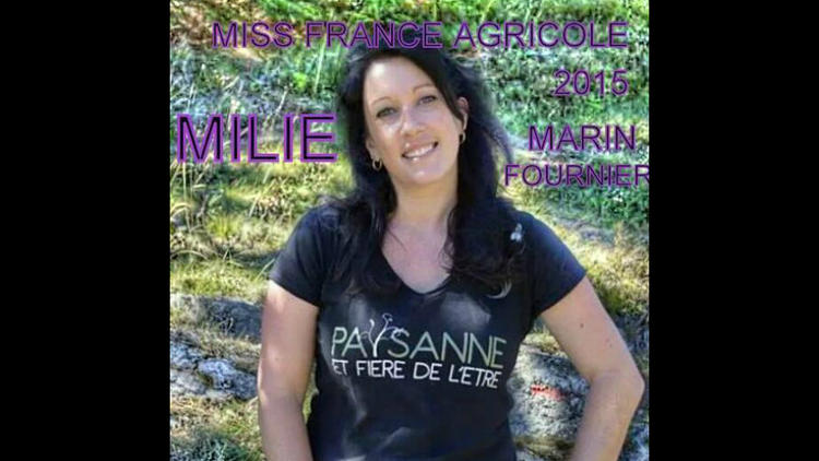 Émilie Marin-Fournier, viticultrice et maraîchère près d'Aix-en-Provence, est la nouvelle miss France Agricole 2015.