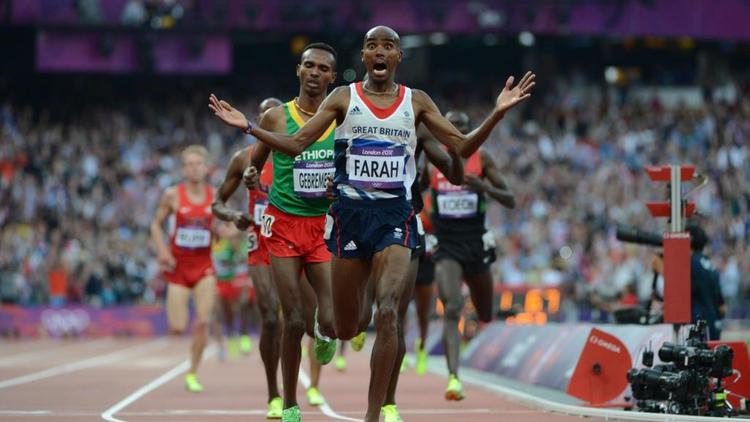L'athlète britannique Mo Farah, qui a réalisé le doublé 5000/10.000 m lors des JO-2012, est devenu vendredi l'heureux papa de jumelles.[AFP]