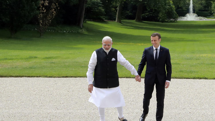 Le Premier ministre Narendra Modi avait rencontré Emmanuel Macron à Paris en juin 2017.