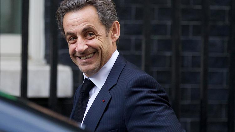 Nicolas Sarkozy, candidat à la présidence de l'UMP.