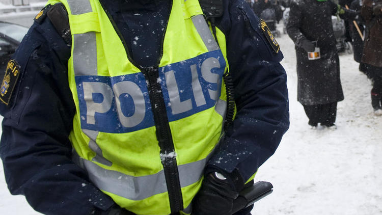Un policier suédois, le 16 décembre 2010, à Stockholm (photo d'illustration). 