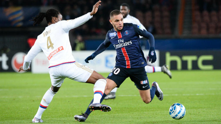 Layvin Kurzawa et les Parisiens avaient éliminé les Lyonnais en quarts de finale de la Coupe de la Ligue.