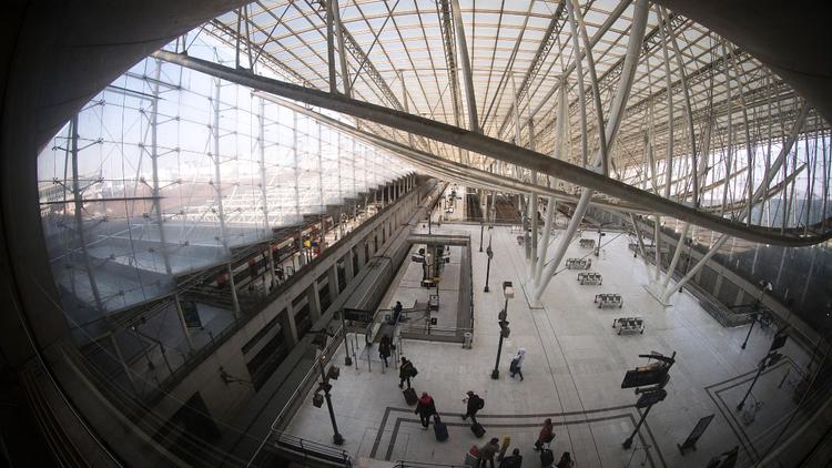 La gare TGV de Roissy-Charles-de-Gaulle.