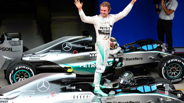 Nico Rosberg a remporté un 3e Grand Prix d'affilée pour la première fois de sa carrière.