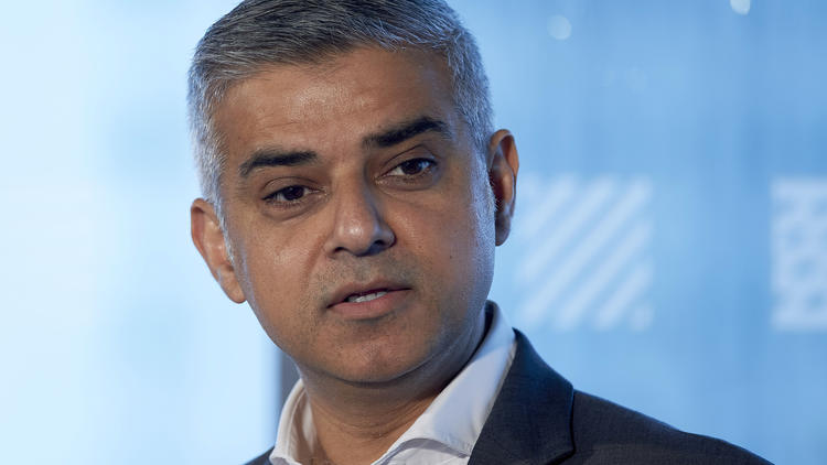 Le candidat travailliste à la mairie de Londres, Sadiq Khan, lors d'un meeting le 3 mai 2016.