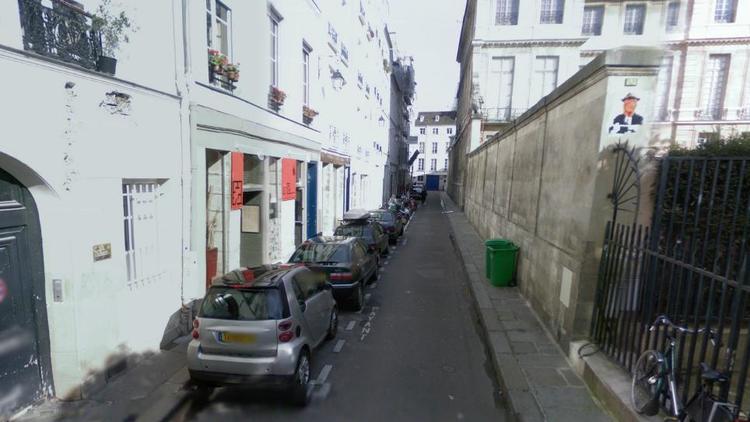 Le lieu du drame : la rue des Coutures Saint-Gervais à Paris (capture écran, Google street view)