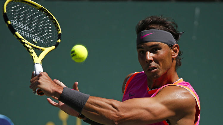 Rafael Nadal faisait son retour à la compétition après un mois d’absence.