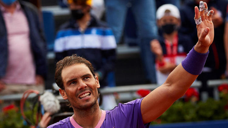 Rafael Nadal a battu en finale Stefanos Tsitsipas.