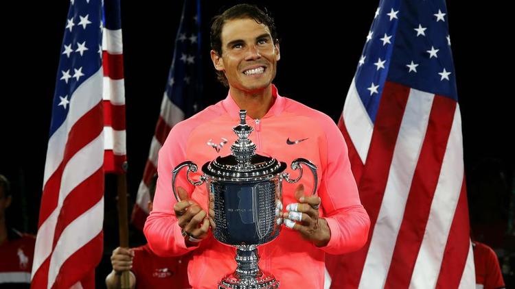 Tenant du titre, Rafael Nadal pourrait empocher 3,3 millions d’euros en cas de nouveau succès à Flushing Meadows.