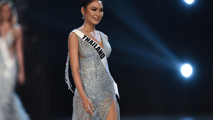 La candidate thaïlandaise au concours Miss Univers. 