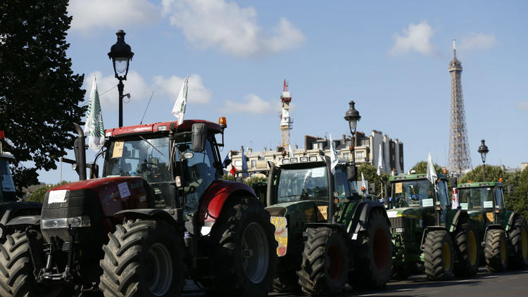 Plus de 1500 tracteurs ont convergé vers la capitale