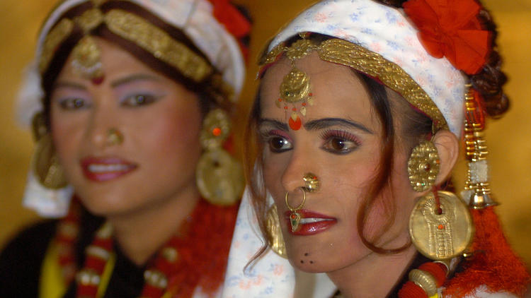 Transsexuels népalais à Katmandou en septembre 2007
