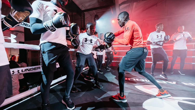 Souleymane Cissokho est allé à la rencontre des jeunes du 19e arrondissement pour une session boxe.