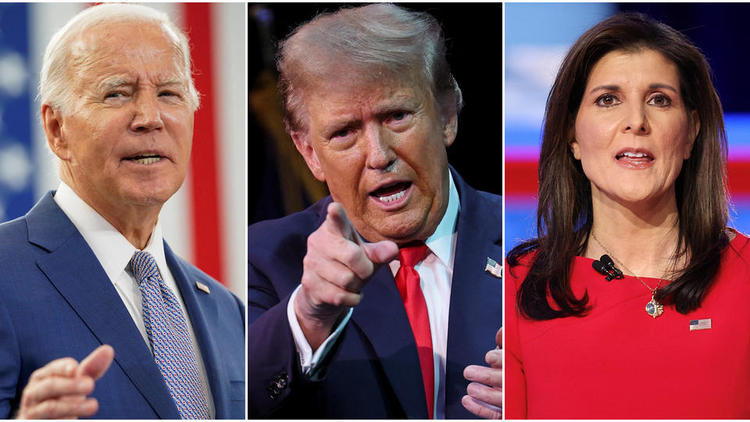 Joe Biden, Donald Trump et Nikki Haley sont les principaux candidats de la présidentielle américaine de 2024