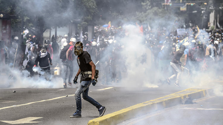 Affrontements à Caracas