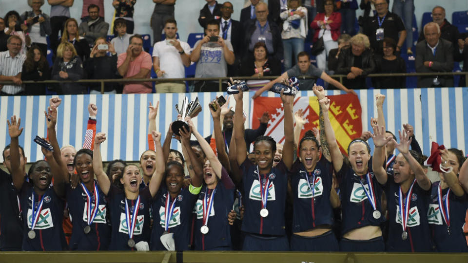 Le 30 mai, les Parisiennes gagnent la Coupe de France face aux redoutables lyonnaises (1-0).