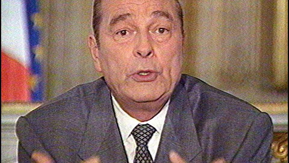 Jacques Chirac annonce la dissolution de l'Assemblée