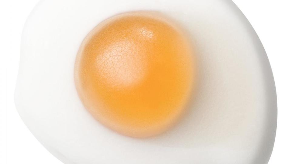 Voici un œuf au plat sucré, bien loin d’avoir le goût d’œuf !  Le marché de la confiserie en Europe de l’Ouest prévoit une augmentation de son taux de croissance annuel de 2,1% entre 2010 et 2015.[© Haribo]