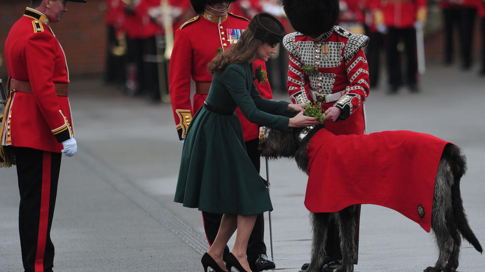 Kate Middleton lors des célébrations de la Saint-Patrick 2012